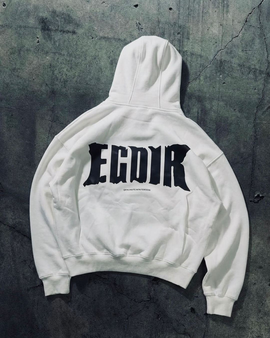EGOIR WHITE HOODIE