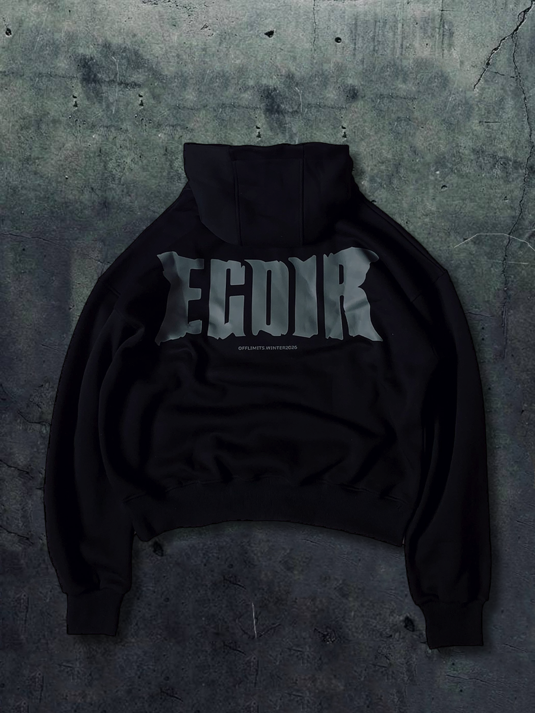 EGOIR BLACK HOODIE